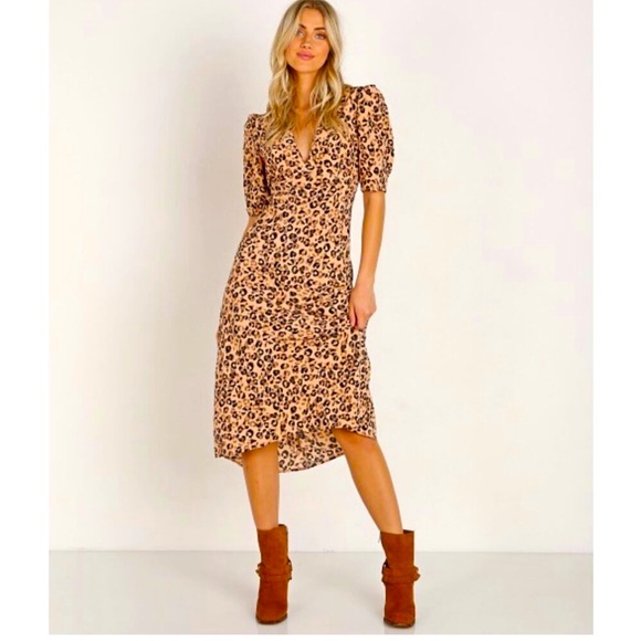 ASTR Leopard Midi - Picture 1 of 6